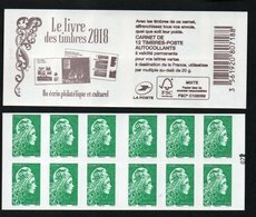 CARNET 12TP YSEULT YZ - TVP LV -  LE LIVRE DES TIMBRES 2018 - RE MILIEU DROIT - NEUF - NON PLIE - Moderne : 1959-...