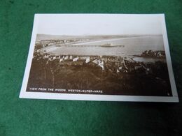 VINTAGE UK SOMERSET: WESTON Super MARE View From The Woods Sepia 1929 - Weston-Super-Mare