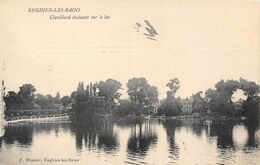 95-ENGHIEN- CHEVILLARD EVOLUANT SUR LE LAC - Enghien Les Bains