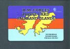 FALKLAND ISLANDS  -  Remote Phonecard As Scan/Military Use Only - Falkland