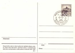 CECOSLOVACCHIA STATIONERY POST CARD GALEUV POHAR  SPECIAL POSTMARK  (SETT200091) - Non Classificati