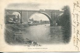 N°3645 R -cpa Viaduc De Nogent Sur Marne Avec Train - Ouvrages D'Art