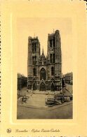 030 534 - CPA - Belgique - Brussel - Bruxelles - Eglise Sainte-Gudule - Monumenti, Edifici