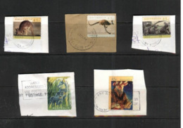 (stamps 3/9/2020) Australia UNUSUAL Color(s) 5 Stamps On Paper - Variedades Y Curiosidades