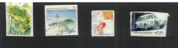 (stamps 3/9/2020) Australia UNUSUAL Color(s) 4 Stamps (2 On Paper / 2 Off Paper) - Varietà & Curiosità