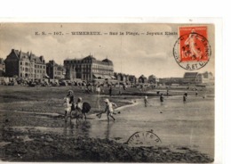 WIMEREUX    //            SUR LA PLAGE   JOYEUX  EBATS - Autres & Non Classés