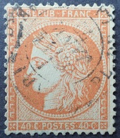 R1286/384 - CERES (SIEGE) N°38 - CàD  : PARIS PL. DE LA BOURSE 11 JANVIER 1877 - VARIETE ➤➤➤ Filet Sud Absent - 1870 Siège De Paris