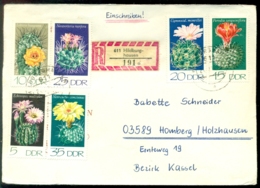DDR 1974 Eingeschrieben FDC Kakteen Mi 1922-1927 - FDC: Briefe