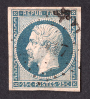 Présidence Louis-Napoléon N° 10 Bleu Terne - Oblitération Losange PC - 1852 Louis-Napoleon