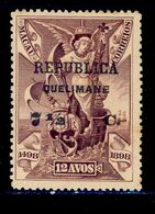 ! ! Quelimane - 1913 Vasco Gama On Macau 7 1/2 C - Af. 14 - MH - Quelimane