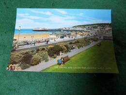 VINTAGE UK SOMERSET: WESTON Super MARE Lawns And Grand Pier Colour Salmon - Weston-Super-Mare