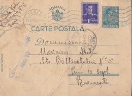 WO II - Carta Postala - 5 Lei - Franchise