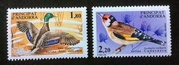 ANDORRE - Protection De La Nature - Faune - Oiseaux - Y&T N° 342-343 - 1985 - Sonstige & Ohne Zuordnung