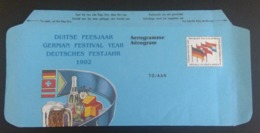 Zuid-Afrika 1992 Aerogram Duitse Feestjaar - Poste Aérienne