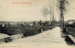 Aillevillers * Les Poncey * Quartier Village * Cachet Militaire , Société Des Chemin De Fer , Au Dos - Sonstige & Ohne Zuordnung