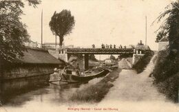 Bobigny * Péniche Batellerie * Canal De L'ourcq * Barge Chaland Péniches - Bobigny