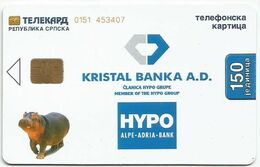 Bosnia (Serb Republic)  2003. Chip Card 150 UNITS HYPO - Bosnia