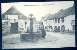 Cpa Du 29 Châteauneuf Du Faou Place De La Pompe    AVR20-174Ter - Châteauneuf-du-Faou