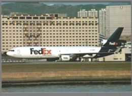 CPM Avion - FEDEX - McDonnell Douglas MD-11F - Hong Kong 1996 - 1946-....: Ere Moderne