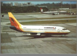 CPM Avion - Cambodia International Airlines - Boeing 737-2E1 - Singapore 1995 - 1946-....: Ere Moderne