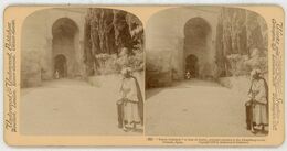 Spain ~ GRANADA ~ Alhambra Gate Of Justice Stereoview Usp30 NEAR MINT - Stereo-Photographie