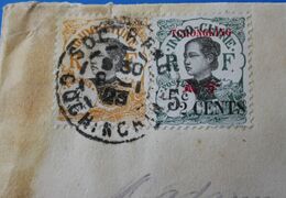 COCHINCHINE 1923 CHONG KING Timbres France (ex-colonies & Protectorats) Indochine (1889-1945)Lettre & Document P/Annonay - Briefe U. Dokumente