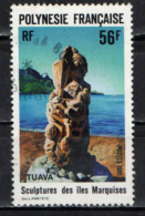 POLINESIA FRANCESE - 1991 - SCULTURA POLINESIANA - USATO - Used Stamps