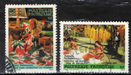 POLINESIA FRANCESE - 1986 - MESTIERI TRADIZIONALI - USATI - Oblitérés