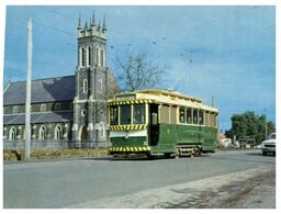 (M 20) Australia - VIC - Ballarat Car 14 - Tramway - Postcard With Stamp And Postmark - Ballarat