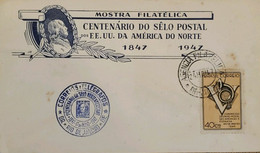 A) 1946, BRAZIL, PHILATELIC SAMPLE, 5TH CONGRESS OF THE POSTAKL UNION OF THE AMERICAS AND SPAIN, RIO DE JANEIRO CANCELLE - Andere & Zonder Classificatie