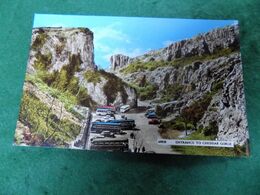 VINTAGE UK SOMERSET: CHEDDAR Entrance To Cheddar Gorge Tint Buses Harvey Barton - Cheddar