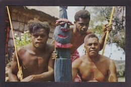 CPSM Nouvelle Calédonie écrite Voir Scan Du Dos Totem - New Caledonia