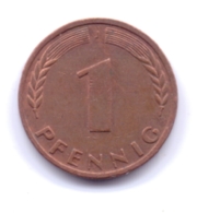 BRD 1967 J: 1 Pfennig, KM 105 - 1 Pfennig
