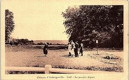 78 - AUBERGENVILLE Château- Golf - Le Premier Départ - Aubergenville