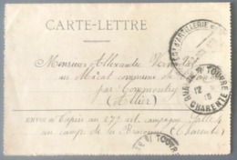 France - CPA En Franchise - REGIMENT D'ARTILLERIE - (B2980) - 1. Weltkrieg 1914-1918