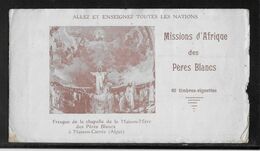 France Vignette - Carnet 60 Vignettes (collées) Missions D'Afrique Des Pères Blancs - B - Sonstige & Ohne Zuordnung