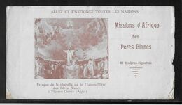 France Vignette - Carnet 60 Vignettes (collées) Missions D'Afrique Des Pères Blancs - B - Autres & Non Classés