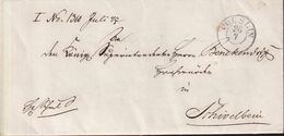 POLAND Prephilatelic 1847 Full Letter COESLIN To Schivelbein - ...-1860 Vorphilatelie