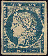 * CERES 1849. No 4a, Bleu Foncé. - TB. - RR - 1849-1850 Cérès