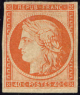 * CERES 1849. Gomme Brune. No 5A, Orange, Très Frais. - TB. - R - 1849-1850 Ceres