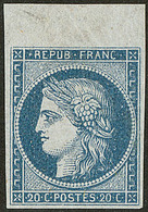 (*) CERES 1849. Non émis. No 8b, Bleu Sur Azuré, Bdf. - TB. - R - 1849-1850 Cérès