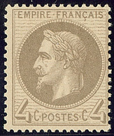 ** EMPIRE LAURE. No 27Ba, Gris Foncé Type II, Très Frais. - TB - 1863-1870 Napoleone III Con Gli Allori