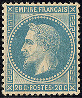 ** EMPIRE LAURE. No 29B, Bleu Type II, Très Frais Et Centré. - TB - 1863-1870 Napoléon III Con Laureles