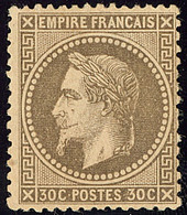 * EMPIRE LAURE. No 30, 4 Dents à Peine Courtes Sinon TB - 1863-1870 Napoléon III Con Laureles