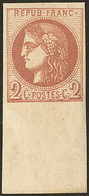 ** BORDEAUX. No 40B, Brun-rouge Rep. II, Bdf, Très Frais. - TB - 1870 Emission De Bordeaux