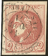 BORDEAUX. No 40Ba, Obl Cad Type 15. - TB - 1870 Emissione Di Bordeaux