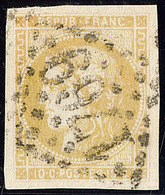 BORDEAUX. No 43Bc, Bistre-jaune Citron, Obl Gc 1769. - TB - 1870 Emissione Di Bordeaux