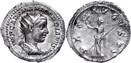 Gordianus III., 238-244, Antoninian (4,48g). Av: Büste Nach Rechts, Darum Umschrift. Rev: Stehende Pax Nach Links, Darum - Autres & Non Classés