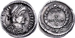 Julianus II., 360-363, Siliqua (1,54g), Lugdunum. Av: Büste Nach Rechts, Darum Umschrift. Rev: Lorbeerkranz, Darin "VOT  - Autres & Non Classés