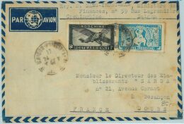 91219 - INDOCHINE Vietnam - Postal History - AIRMAIL  Cover To FRANCE  1947 - Lettres & Documents